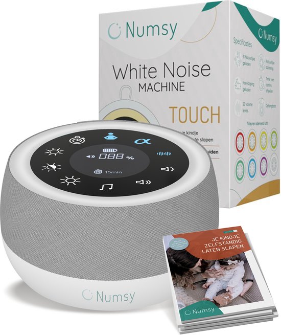 Numsy Touch White Noise Machine Baby - Witte Ruis Machine van Numsy