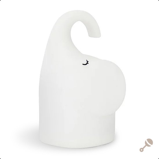 Olifantenlampje - Draadloos Nachtlampje Kinderen - Tafellamp Slaapkamer - Baby - Slaapkamer - Nachtlampjes - Olifanten Lampje - Olifantenlampje - Nachtkast Lamp - Nachtlampje Olifant van $