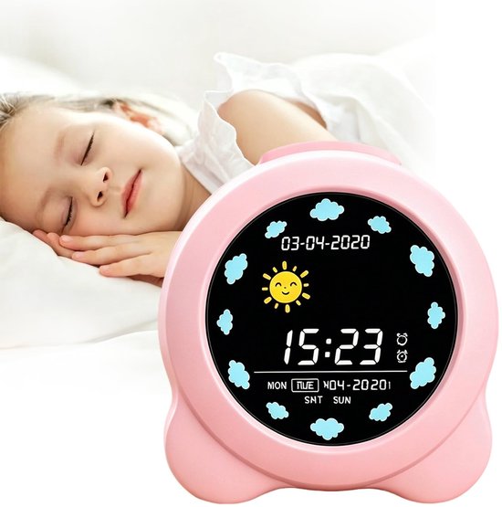 Omgoods - Kinderwekker met LCD Display en Slaapmonitor