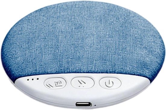 Onder kussen luidspreker - Slaap audio - Rustig slapen - Draadloze connectiviteit - 25x127x25 cm - Blauw