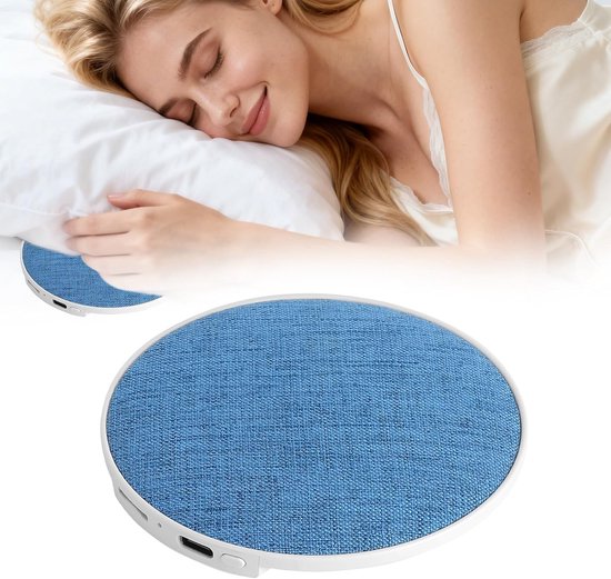 Onder kussenluidspreker - Hoofdkussen speaker - Rustig Slapen - Ultradun Design - 12 mm dik - Blauw