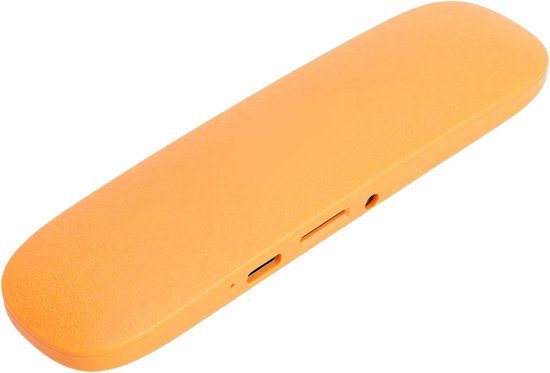 Onder Kussenluidspreker - Slaapgeluid Machine - Ontspannen Slapen - Witte Ruis Functie - 17 x 6 x 3 cm - Oranje