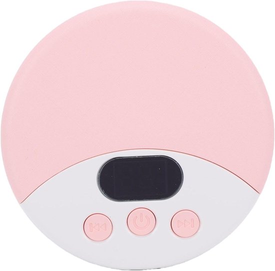 Onderkussenluidspreker - Slaapmuziek speaker - Verbeteren slaapkwaliteit - Plat ontwerp - 68 x 68 x 13 mm - Roze