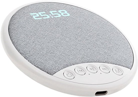 Onderkussenluidspreker, stabiel apparaat met witte ruis, draadloze muziekluidspreker voor hoofdkussens, voor muziekliefhebbers, volwassenen, familie, reizen, slaapkamer, verjaardag, slaapzaal van Merkloos