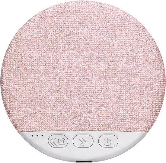 Onderluidspreker Slaap - Hoofdtelefoon slapen - Rustgevende Geluiden - Wit Geluid Timer - 9.6 x 9.6 x 1.1 cm - Blauw