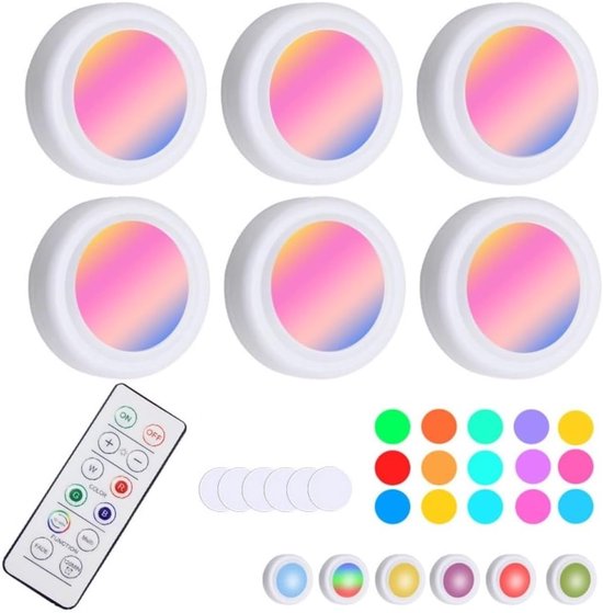 Oneay Nachtlampje met 16 RGB LED-kleuren, afstandsbediening en timerfunctie, geschikt als nachtlampje voor naast het bed of als decoratieve kerstlamp. van Oneay