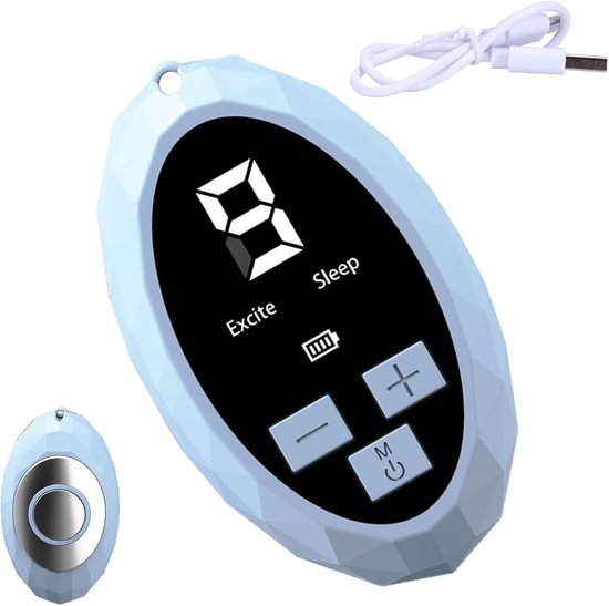 Ontspanning Apparaat - Slaap Hulp - Verbeter Slaap - 9 Snelheden Instelbaar - 6.8 cm Compact - Wit
