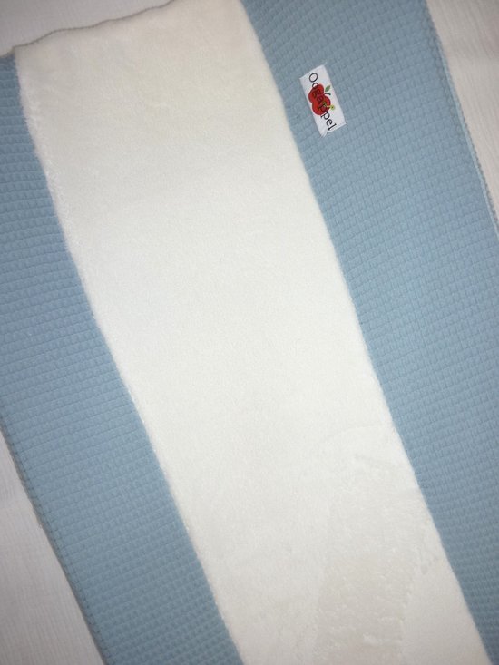 Oogappel Aankleedkussenhoes Waskussenhoes Licht Blauw 70x50cm-Blauw