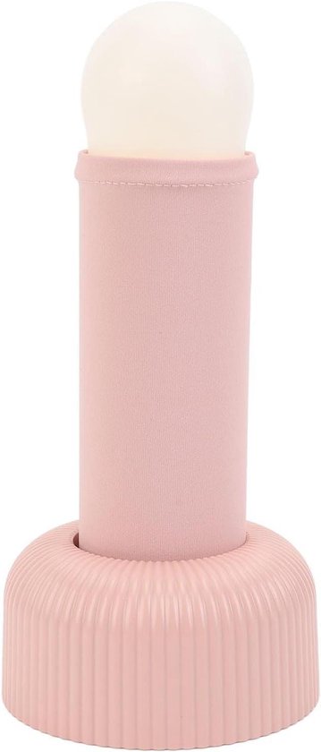 Oplaadbaar Nachtlampje - Handlampje LED - Slaapkamer Verlichting - Neerklapbare Tuimelschakelaar - 1200 mAh Batterij - Roze