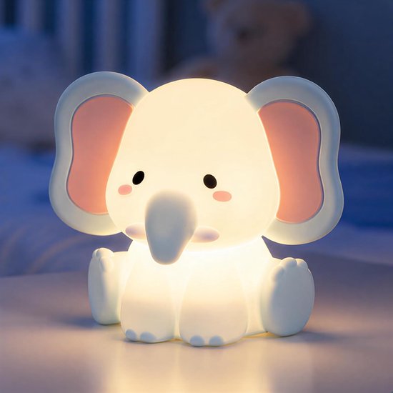 Oplaadbaar nachtlampje kinderen - Nachtlampje Kinderen - Nachtlampje Stopcontact met Bewegingssensor - Touchbediening - Wake-up Light - Kinder nachtlampje - Draadloos - Nachtlampje baby – Bedlampje - Nachtlampje voor het slapengaan