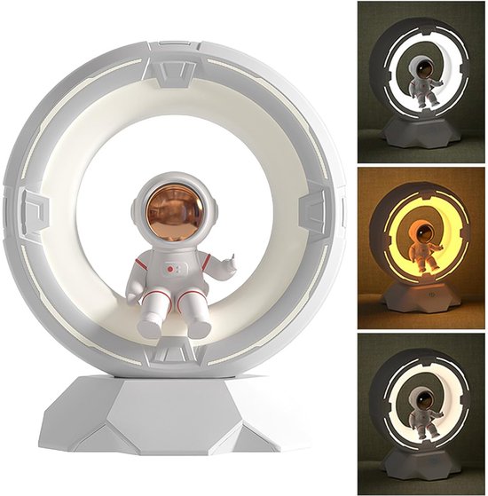 Oplaadbaar nachtlampje kinderen - Peertje - Touchbediening - Tijdfunctie - Wake-up Light - Kinder nachtlampje - Slaapkamer - Nachtlampje kinderen - Dimbaar - Draadloos - Nachtlampje baby – Bedlampje van Merkloos