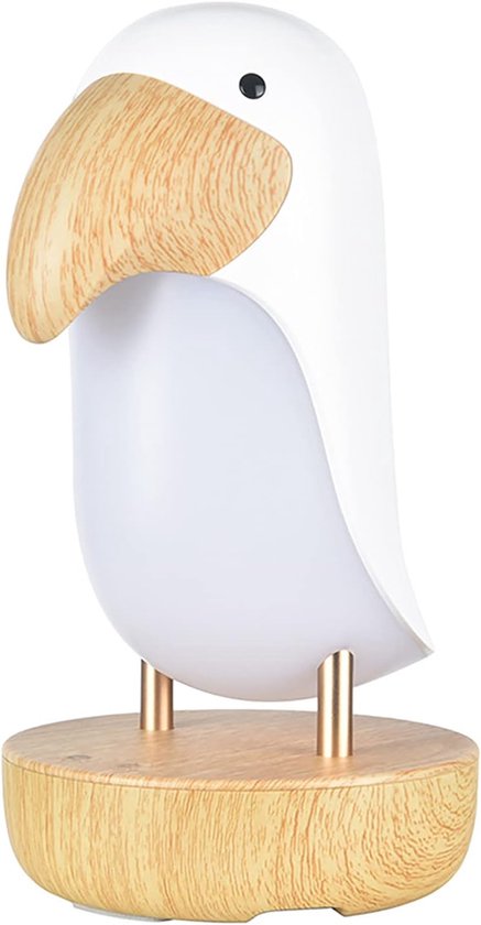 Oplaadbare Dimbar Nachtlampje in Cartoon Vogel Design voor Slaapkamer of Bureau