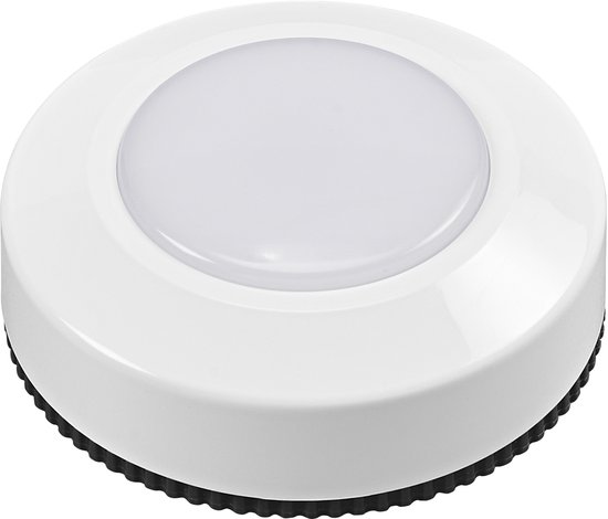 OSRAM DOT-it mobiele LED-lamp in wit van kunststof, verpakking van 3, IP20-bescherming, voor verlichting onder schappen van Merkloos