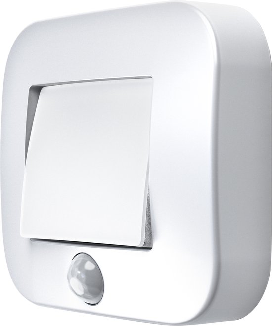 OSRAM nachtlamp wit, bewegingssensor, op batterijen, koel wit, 4000 K, polycarbonaat (PC), levensduur 25.000 u