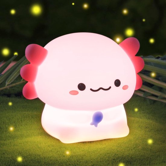 OYLCDI LED Nachtlampje voor Kinderen – Touchlamp – Dimbaar Zacht Licht, Siliconen, Met Timer – Ideaal als Kerstcadeau voor Kinderkamer van Merkloos