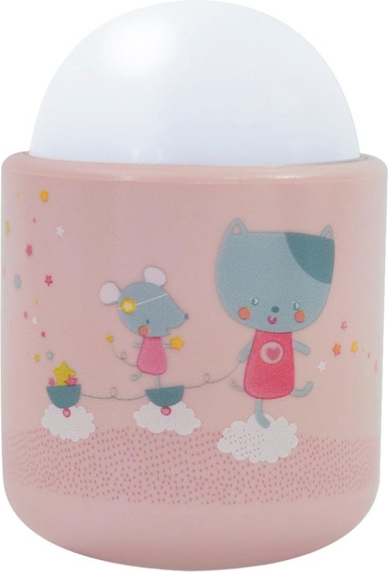 Pabobo - Nomade - Roze - LED - Baby / Peuter nachtlampje van Merkloos