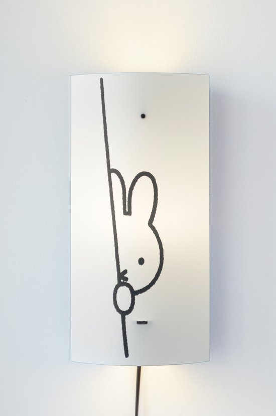 Packlamp Nijntje Wandlamp - Verpakking & lamp in 1 - Inclusief LED lamp - Voor het nachtkastje, de tafel of de muur van Packlamp