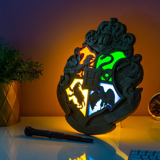 Paladone Harry Potter Hogwarts Crest Lamp van Paladone