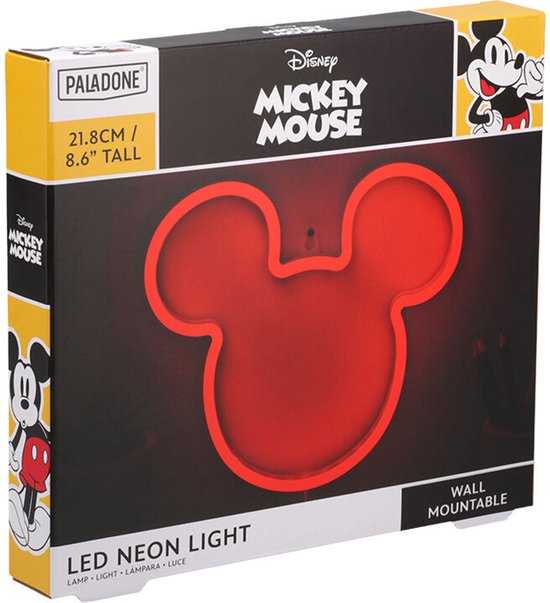 Paladone Mickey Mouse LED Neon Wandlamp van Paladone