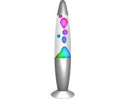 PartyFunLights - Lava Lamp Multi-Color LED - 34 cm - Verandert van kleur - Lavalampen sfeerlichting - Nachtlampje voor kinderen 6+ van PartyFunLights
