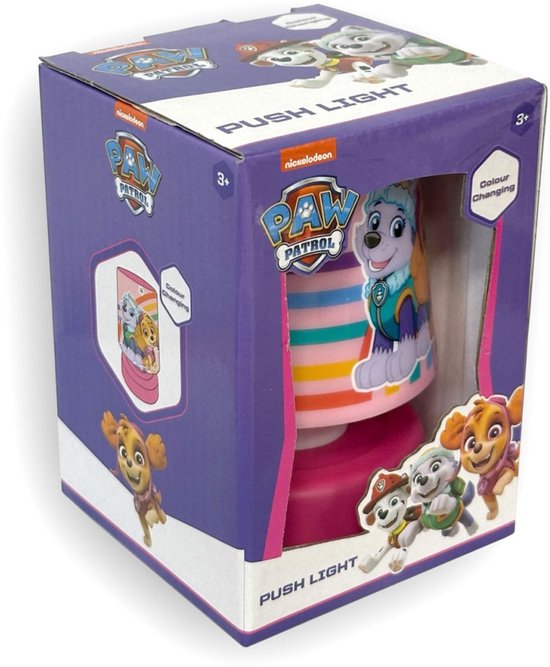 Paw Patrol Rainbow mini tafellamp