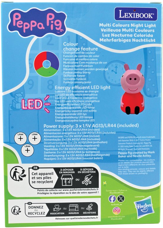 Peppa Pig Pocket Nighlight van Merkloos
