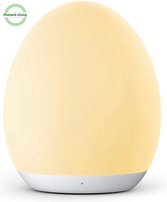 Pinnacle Living-Oplaadbaar Nachtlampje Voor Kinderen - Warm Wit - Nachtlampje Baby - Dimbaar en Draadloos - Timer- en geheugenfunctie - USB Oplaadbaar Nachtlampje Volwassenen van Pinnacle Living