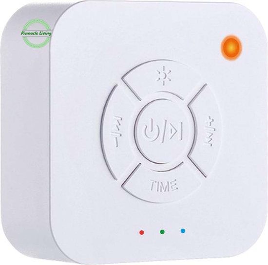 Pinnacle Living-White Noise – White Noise Machine – White Noise Baby – Witte Ruis – Draadloos en Oplaadbaar Muziekdoosje van Pinnacle Living
