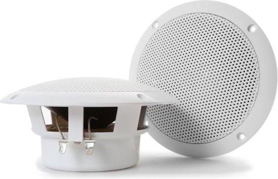 Plafondspeakers - Vonyx MSV65 - 6,5'' inbouw speakers - Spatwaterdicht - 100W - Wit van Vonyx