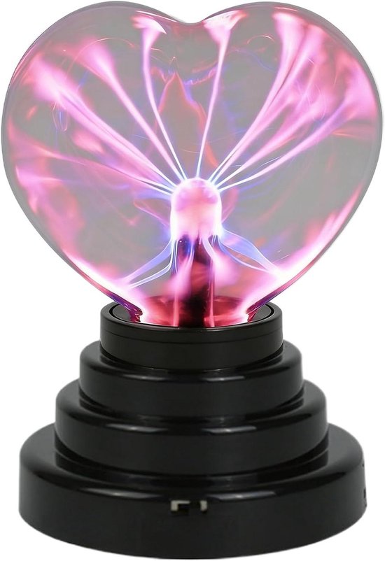 Plasma Lamp - Sfeerverlichting Bollamp - Decoratieve Verlichting - Aanraak- en Geluidsgevoelig - 11 x 11 x 11 cm - Meerkleurig