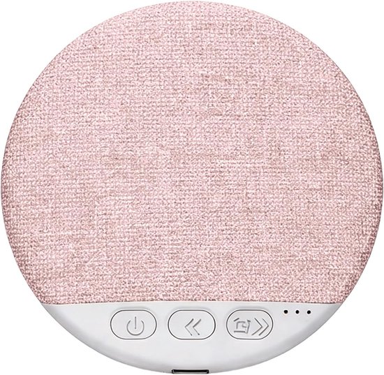 Platte Luidspreker - Kussen Speaker - Rustige Slaap - Beengeleiding Technologie - 9.6 x 9.6 x 1.1 cm - Roze