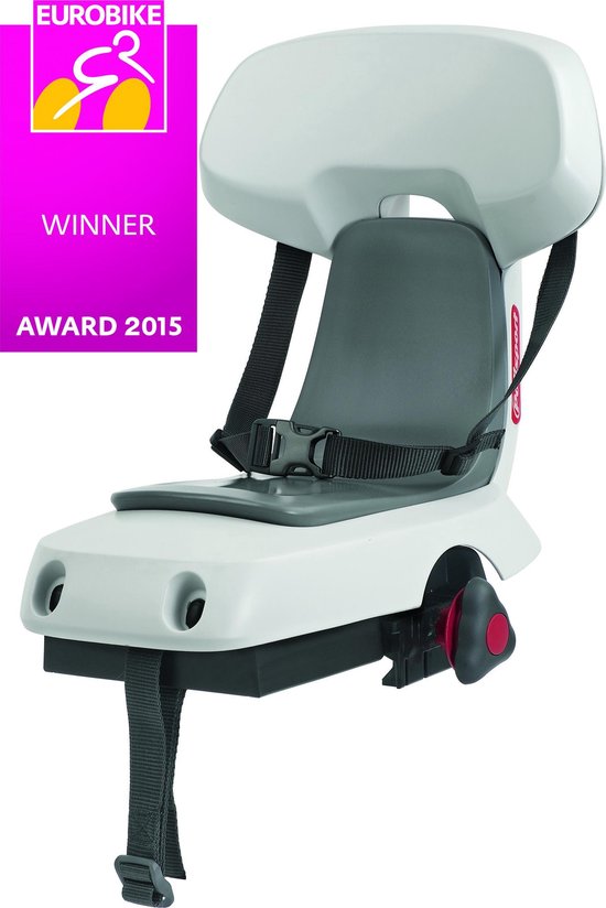 Polisport Guppy Junior CFS Fietsstoeltje Achter - Wit/Grijs van Polisport