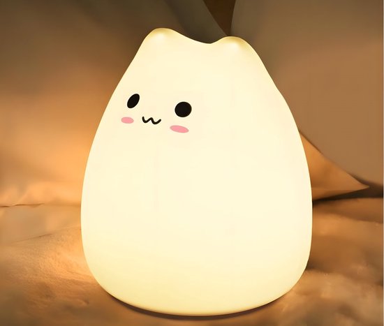 PolkaHome® Lamp - Tafellamp Slaapkamer & Tafellampen - Tafel Lamp & Tafellampje - Nachtlamp & Nachtlampje - Lamp Kinderkamer & Lamp Babykamer - Nachtlampje Dimbaar - Meisje en Jongen - Kinderen - Touch Lamp - Knijplampje - LED Dimmer - Touchbediening van Merkloos