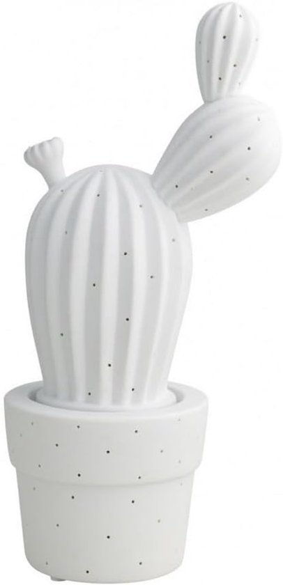 Porseleinen Decoratieve Lamp - Nachtlamp Kinderkamer - Sfeerverlichting Creëren - Touch Bediening Dimbaar - 18x13x28 cm - Wit