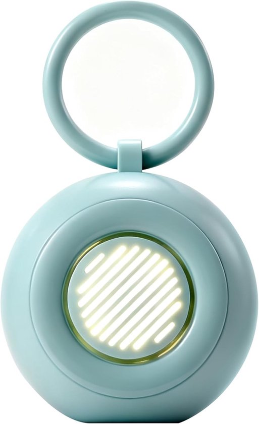 Portable White Noise Sound Machine, 15 Soothing Nature Sounds Smart Cry Sensor Sleep Soother with Soft Night Light, Clip On Design for Travel Stroller Indoor Outdoor Use(Blue)