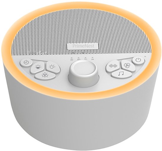 PrimeNest White Noise Machine - 29 Geluiden - Nachtlamp -Slaaptrainer - USB-C Oplaadbaar van Merkloos