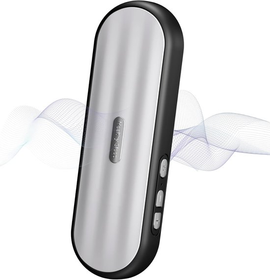 Privé Bluetooth-luidspreker onder het kussen: draagbare slaaphulp met botgeleidingstechnologie en witte ruis voor ontspanning van Merkloos