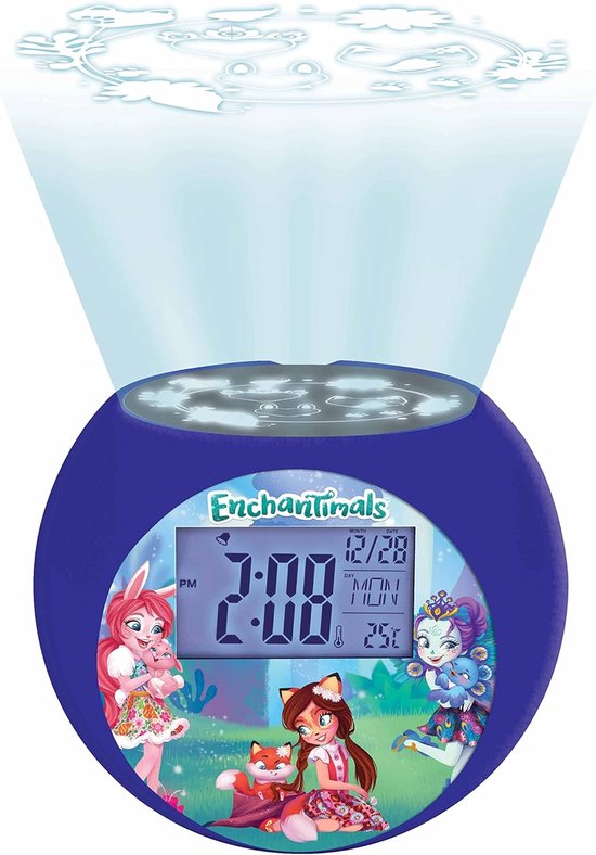 Projectie Wekker - Kinderwekker - Kamer Verlichten - Projecteert Vorm - 98 x 103 cm - Violet van Merkloos