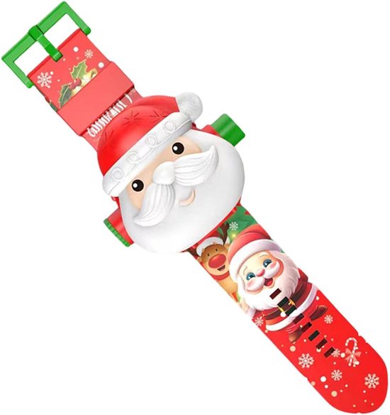 Projectieklok Kinderen - Digitale Wekker - Tijd Leren Lezen - Kerst Thema Projectie - 122 cm - Meerdere Kleuren