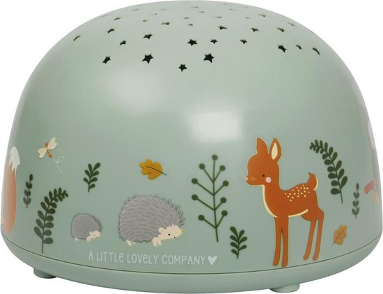 Projector lamp / sterrenprojector: Bosvriendjes dieren | A Little Lovely Company van Merkloos