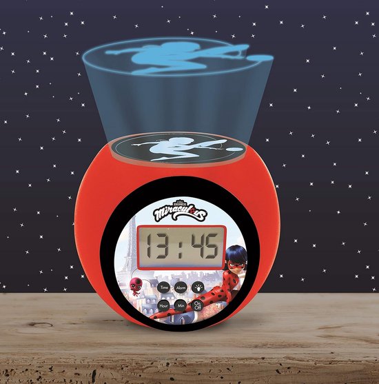 Projector Wekker met Licht, Snooze en Timer voor Kinderen van Merkloos