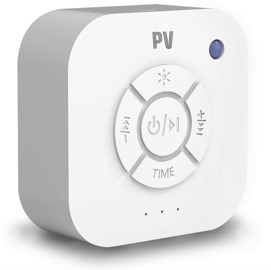 PureVolt White Noise Machine Baby – Geluiden – Slaaptrainer – Draadloos – Timer – Ademend Nachtlampje – Voor Baby, Kind & Volwassenen van Merkloos