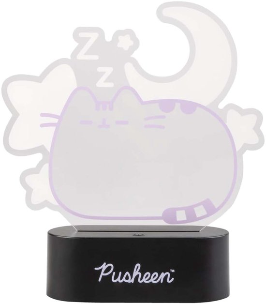 Pusheen, Decoratieve LED Nachtlamp uit de Dreams Collectie, Zwart van Pusheen