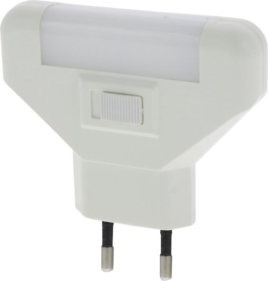 Q-Link nachtlampje - LED - 1W - met schakelaar - wit van Merkloos