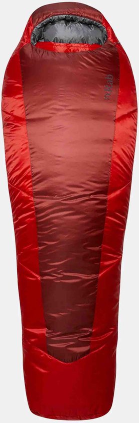 Rab Solar Eco 3 - Slaapzak - 0 Oxblood Red Regular - Left Zip van Rab