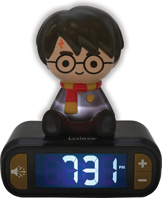Radioklok Lexibook Harry Potter 3D met geluid van Merkloos