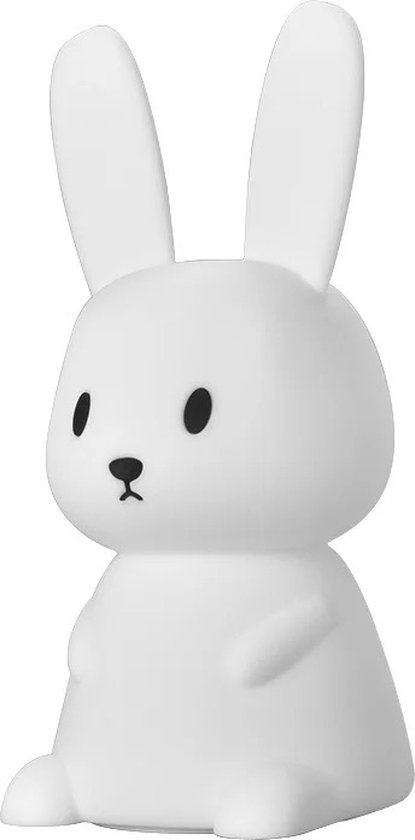 Rammelaar&Co Nachtlampje Bunny - Kinderkamer Verlichting LED RGB en Warm Wit - USB Oplaadbaar - Nachtlampje Konijn - Kindvriendelijk van Rammelaar&