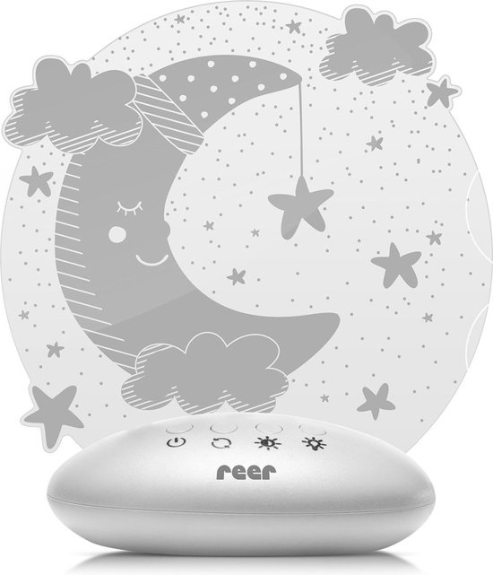 Reer ColourLumy LED Nachtlampje – maan – multicolor – dimbaar – timerfunctie van Reer
