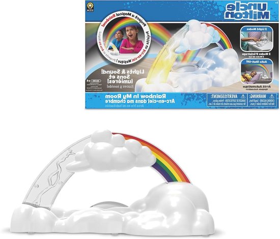 Regenboog Projector - Nachtlampje Kinderen - Kamer Decoratie - Verbeterde Lichten Geluiden - Medium - Multicolor van Merkloos