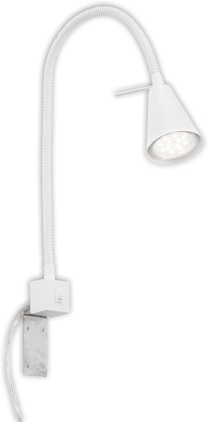 REN® Bedlampjes Hoofdbord - Leeslamp - Nachtlampje - Dimbaar - Wit - 22cm x 22cm x 41cm van Merkloos